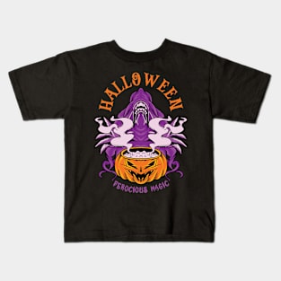 Halloween Ferocious Magic Kids T-Shirt